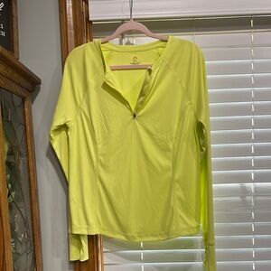 C.C Yellow Long Sleeve Polo Top